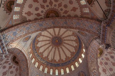 Cami Istanbul Sultanahmet Camii içinde mavi