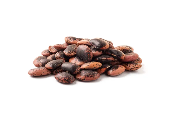 Pinto red beans isolated on white background. — Stock Photo, Image