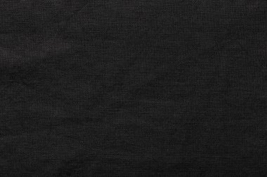 Siyah çuval bezi arka plan ve doku