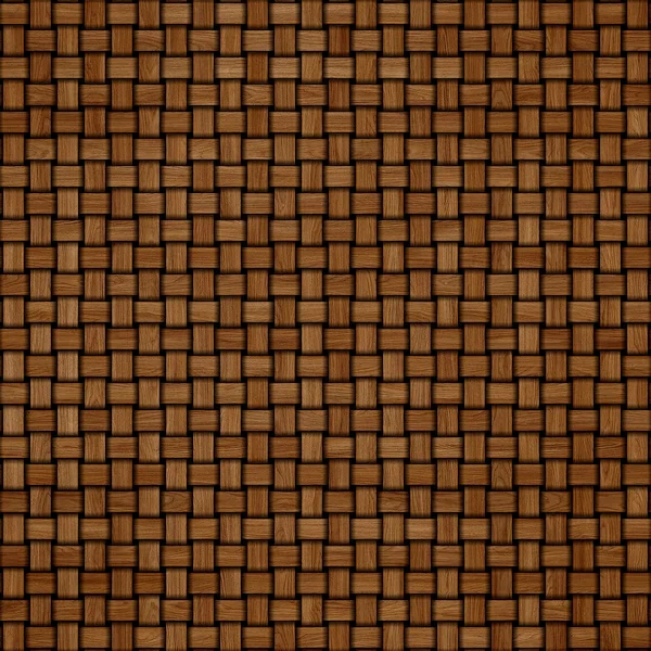 Wooden weave texture background. Abstract decorative wooden textured basket weaving background. Seamless pattern. — Stock Photo, Image