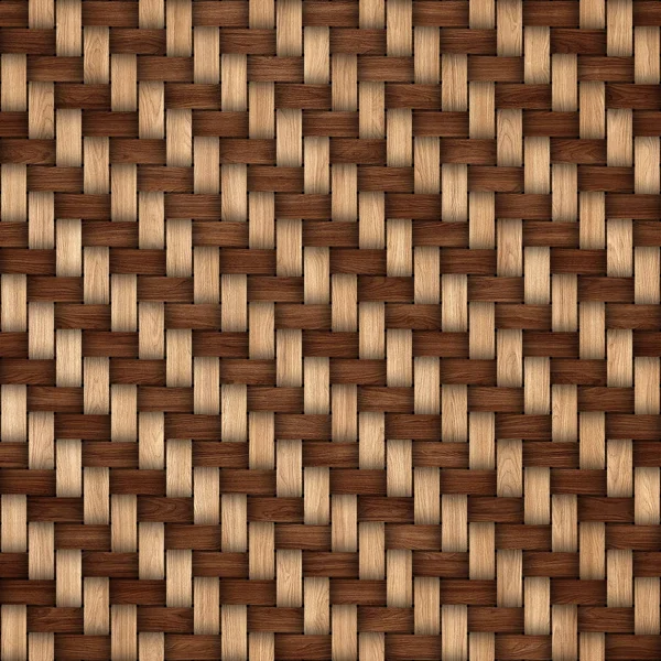 Wooden weave texture background. Abstract decorative wooden textured basket weaving background. Seamless pattern. — Stock Photo, Image