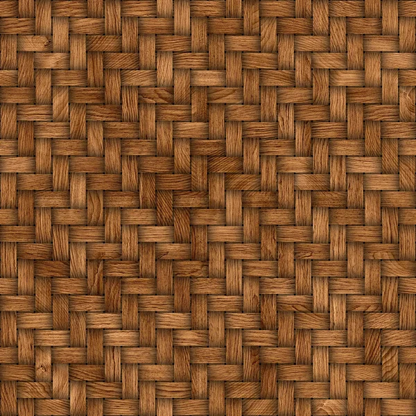 Tecido de madeira textura fundo. Abstrato decorativo de madeira texturizado cesta tecelagem fundo. Padrão sem costura . — Fotografia de Stock