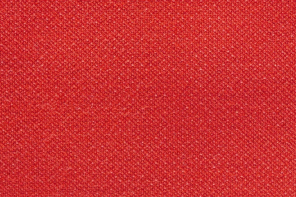 Vermelho lavado tapete textura, lona de linho branco textura fundo — Fotografia de Stock