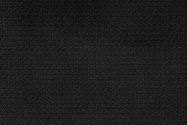 Fermer Plan d'arrière-plan Modèle de texture textile noire, Texture abstraite couleur textile motif net . — Photo