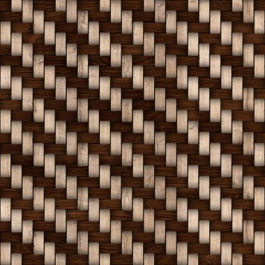 Ahşap örgü doku arka plan. Arka plan dokuma soyut dekoratif ahşap dokulu sepet. Seamless modeli.