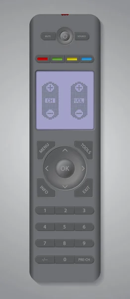Tv remote control with digital touch display Royalty Free Stock Vectors