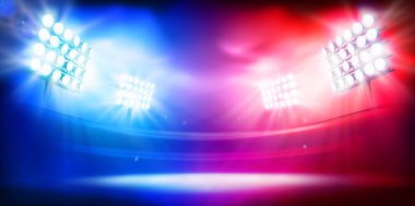 Spor stadyumu. Soyut vektör illüstrasyonu.