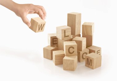 Tebrik kavramı izole arka plan üzerinde.