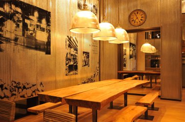 Endüstriyel loft çubuk stili