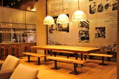 Endüstriyel loft çubuk stili