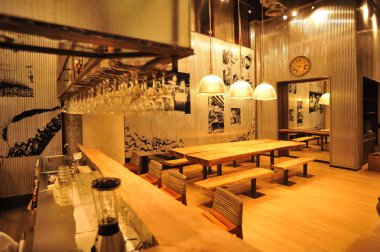 Endüstriyel loft çubuk stili