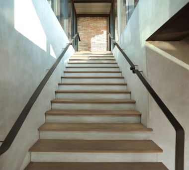 Loft tarzı Ahşap merdiven