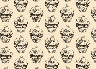 kahverengi kek desen