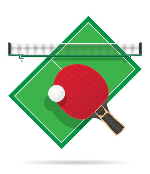 Ping pong table vector illustration — Stock Vector