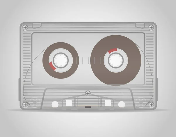 Illustration vectorielle de cassette audio — Image vectorielle