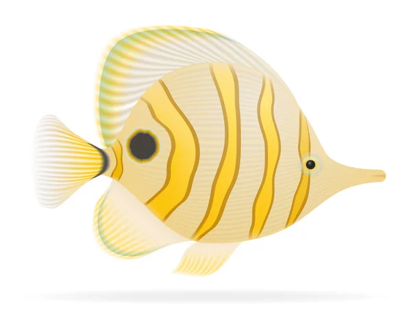 水族館の魚のベクトル図 — ストックベクタ