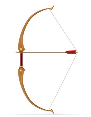 savaş yay Ortaçağ hisse senedi vektör çizim