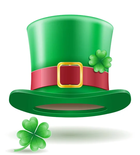 Santo patrick giorno leprechaun cappello stock vettore illustrazione — Vettoriale Stock