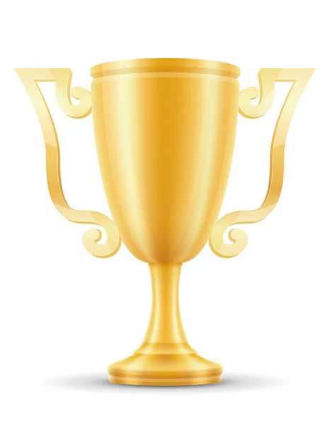Κύπελλο νικητής χρυσό απόθεμα διανυσματικά εικονογράφηση — Διανυσματικό Αρχείο