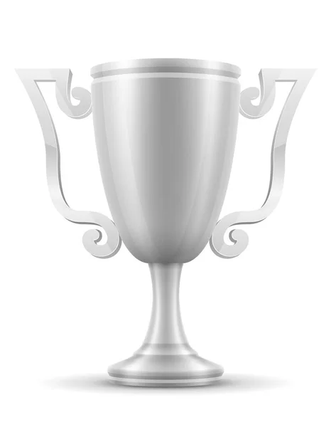 Tasse gagnant argent illustration vectorielle de stock — Image vectorielle