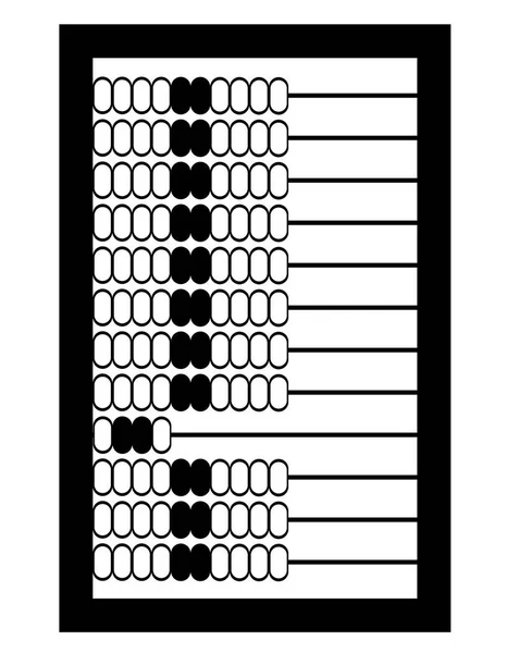Abacus oude retro vintage pictogram voorraad vectorillustratie — Stockvector