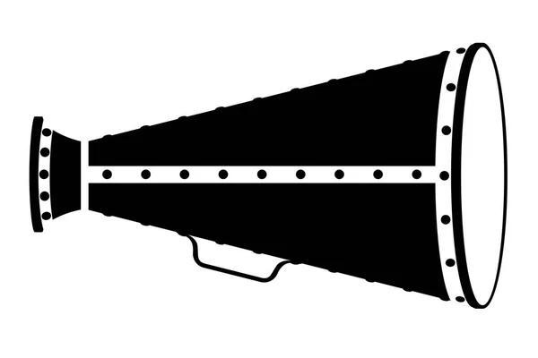 Мегафон старий ретро вінтажний значок фон Векторні ілюстрації — стоковий вектор