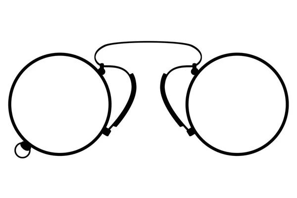 鼻眼鏡古いレトロなビンテージ アイコン株式ベクトル イラスト — ストックベクタ