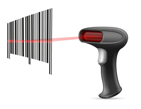 Barcode scanner stock vector illustration — Stock Vector