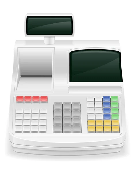 Cash register stock vector illustration — Stock Vector