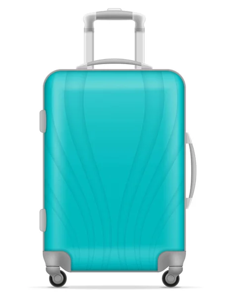 プラスチック旅行バッグ ベクトル イラスト — ストックベクタ
