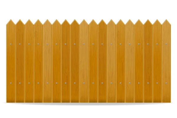 Wooden fence vector illustration — Stock Vector