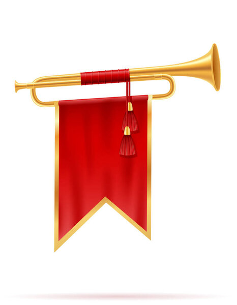 векторная иллюстрация королевского золотого рога
