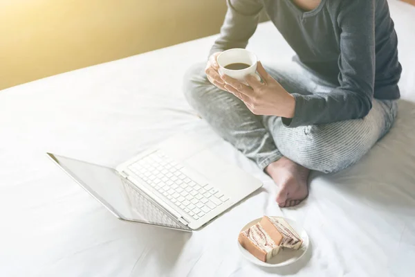 Working at home — Stock Photo, Image