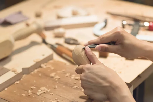 Primer plano de trabajo de madera —  Fotos de Stock