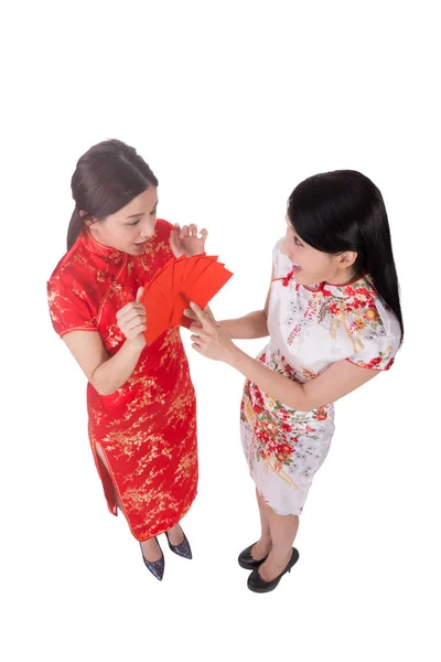 Nő ruha hagyományos cheongsam — Stock Fotó