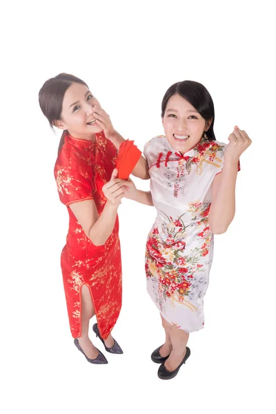 Жіноче плаття традиційний чонгсам — стокове фото