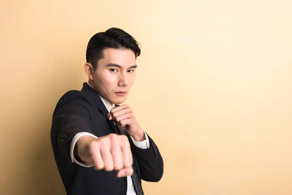 Business man fighting — Stock Photo, Image