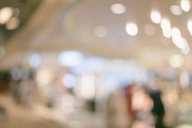 Alışveriş merkezinin soyut arkaplanı