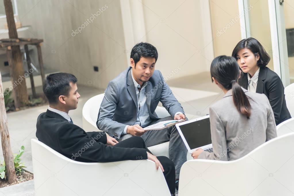 business team discuss