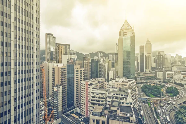 Paesaggio urbano di Hong Kong — Foto Stock