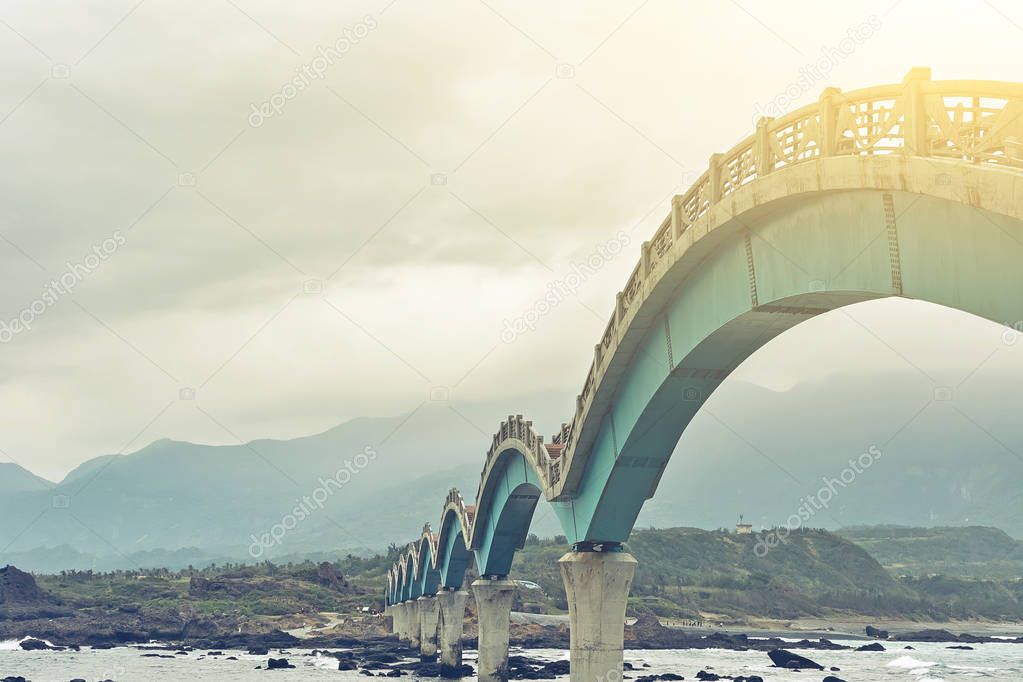 Famous bridge at Sanxiantai