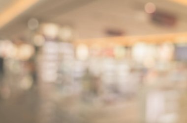 Alışveriş merkezinin soyut arkaplanı