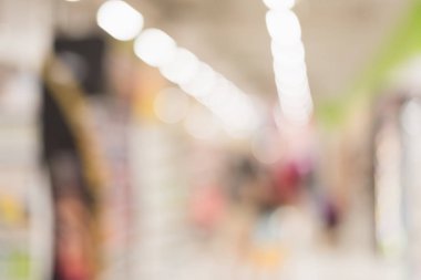 Alışveriş merkezinin soyut arkaplanı