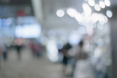 Alışveriş merkezinin soyut arkaplanı