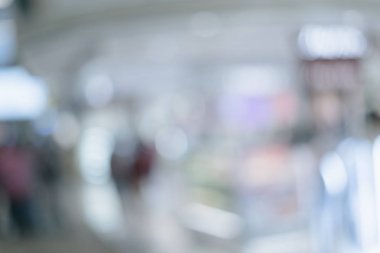 Alışveriş merkezinin soyut arkaplanı