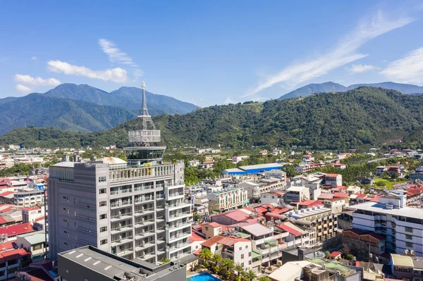 Vista aérea de la ciudad de Puli — Foto de Stock