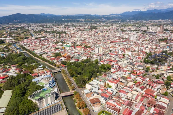 Vista aerea della città di Puli — Foto Stock