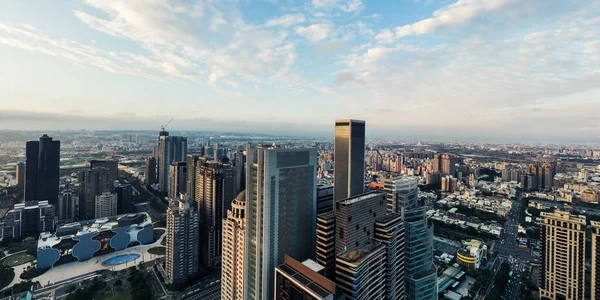 Panoramatická městská krajina města Taichung — Stock fotografie