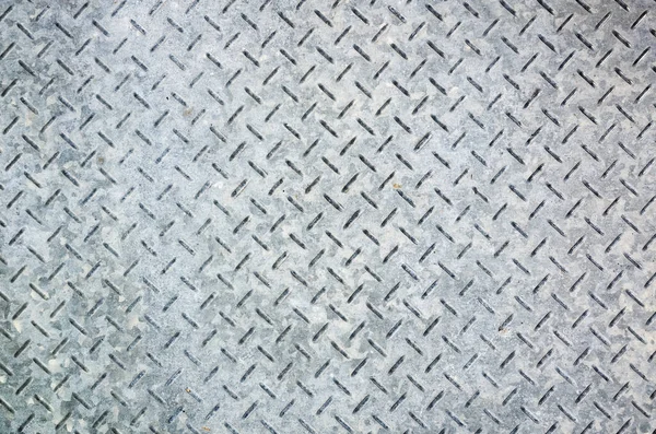Metalen traanplaat in grijze kleur — Stockfoto