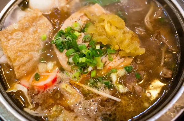 Stinky tofu hot pot at Taiwan — Stock Photo, Image